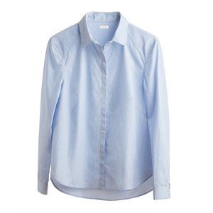 Cuyana Poplin Pleat-Back Shirt